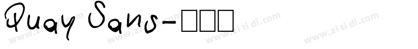 Quay Sans字体转换